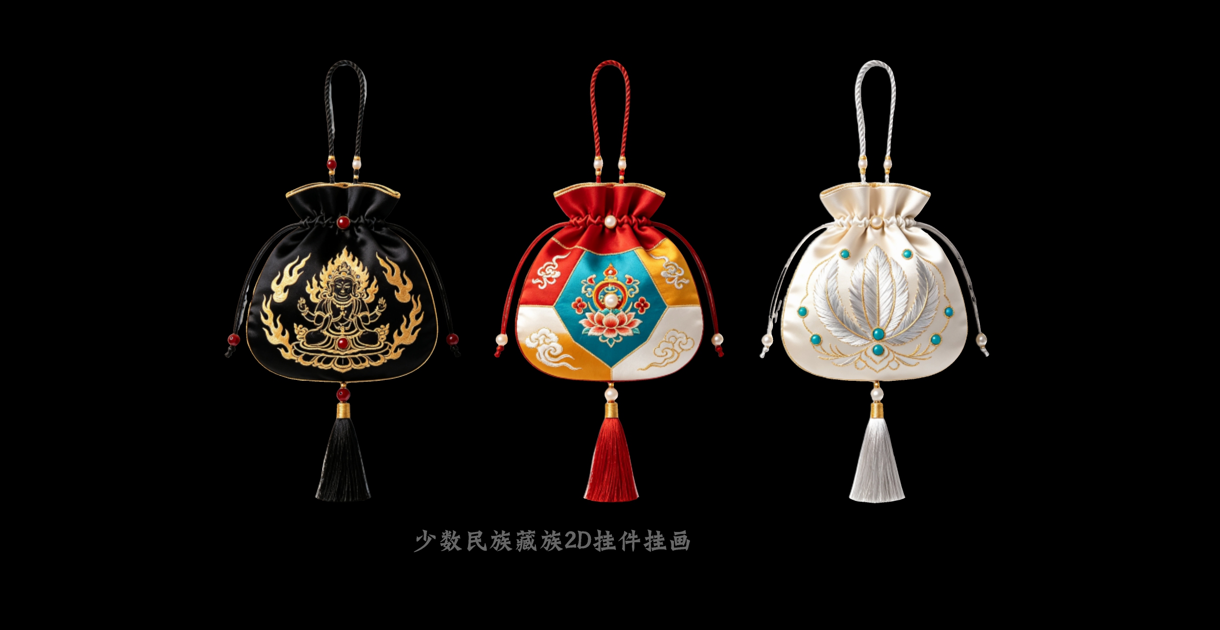 少数民2D族藏族挂件挂画