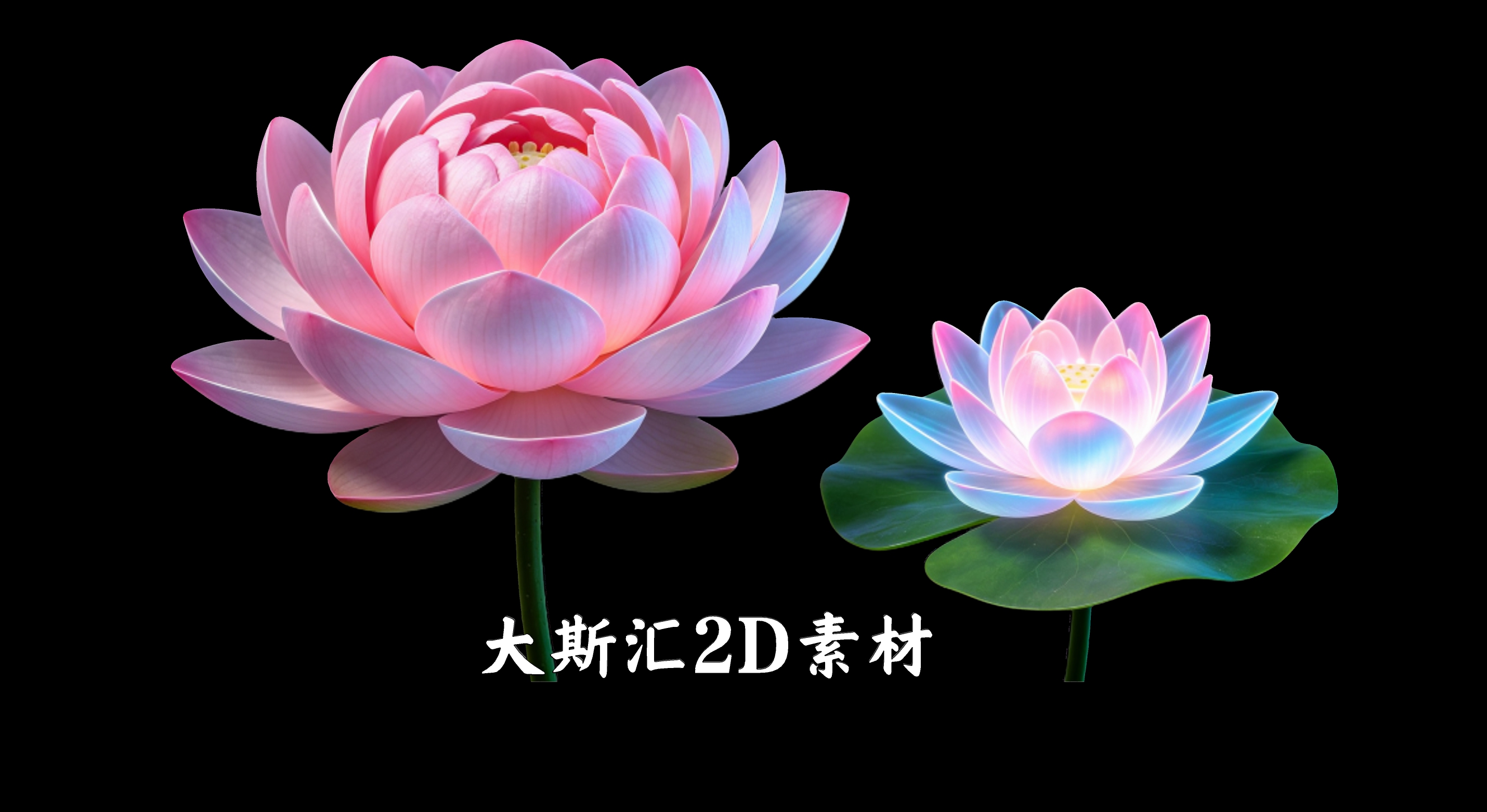 幻彩夜光荷花・睡莲美陈装置