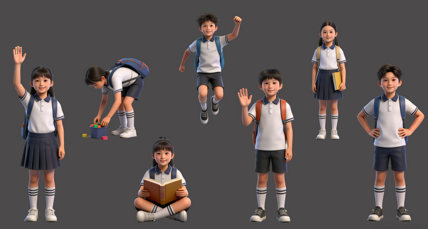 小学生2D人物