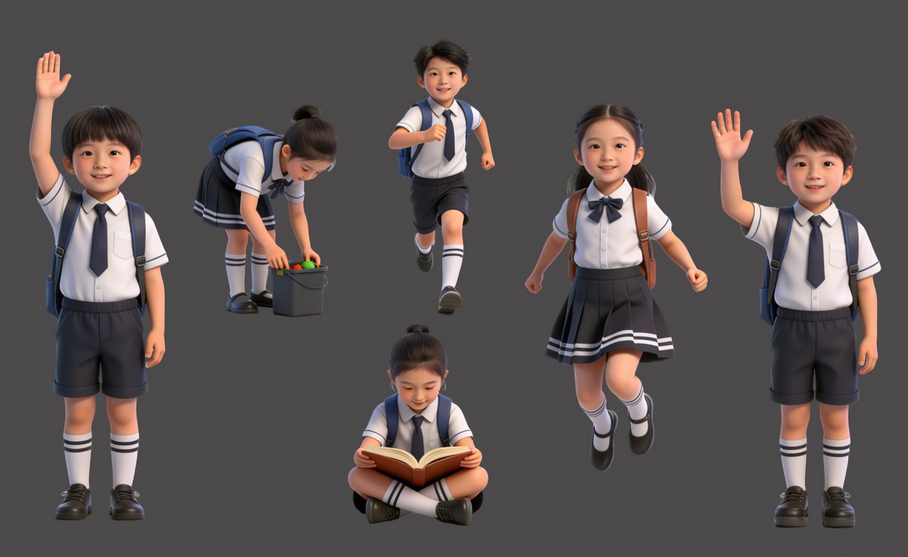 小学生2D人物