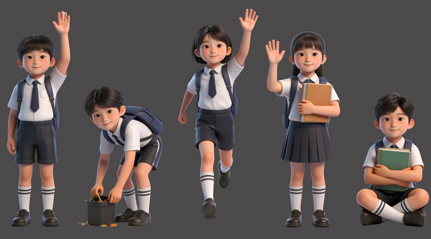 小学生2D人物