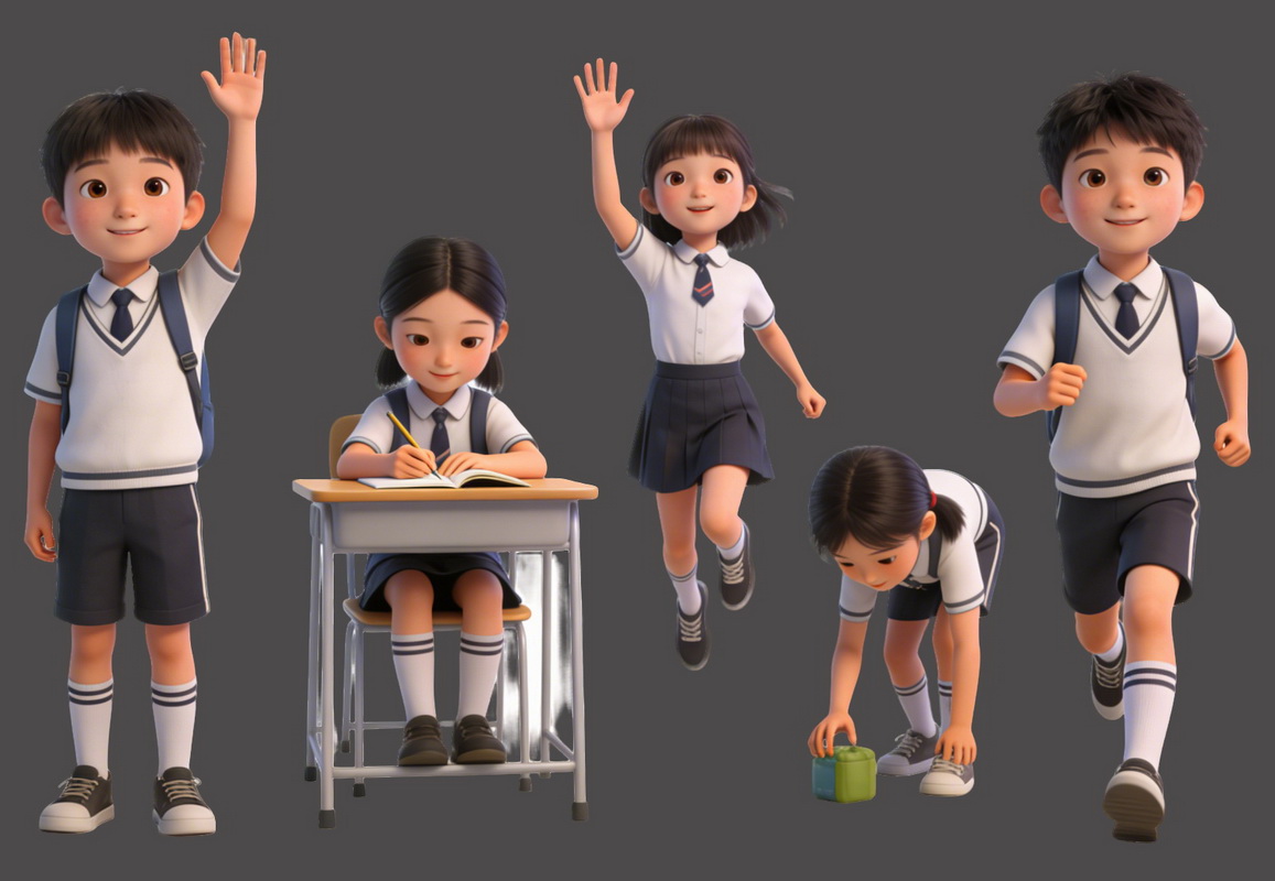 小学生2D人物
